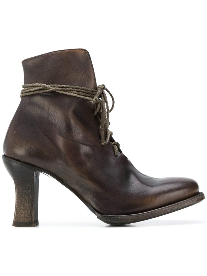 Cherevichkiotvichki Elongated Lace Boots - Green