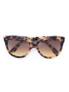 Oliver Goldsmith 'manhattan' Sunglasses, Women's, Black, Glass
