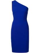 Stella Mccartney One Shoulder Dress, Women's, Size: 42, Blue, Rayon/acetate/spandex/elastane/cotton