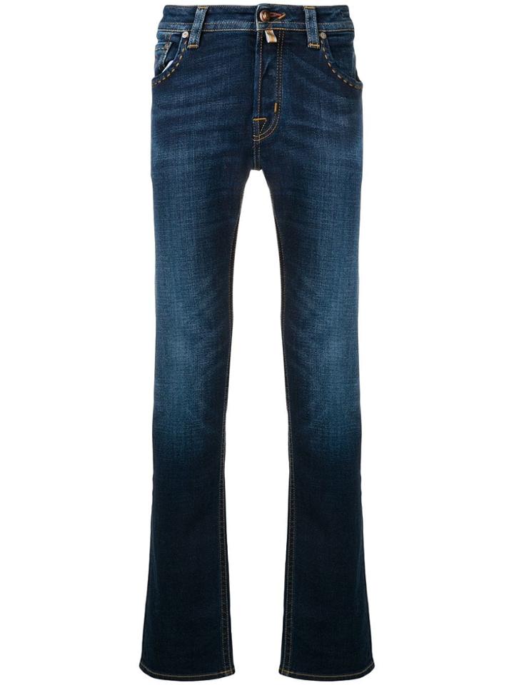 Jacob Cohen Stitching Details Jeans - Blue