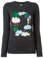 Markus Lupfer Embellished Weather Sweater