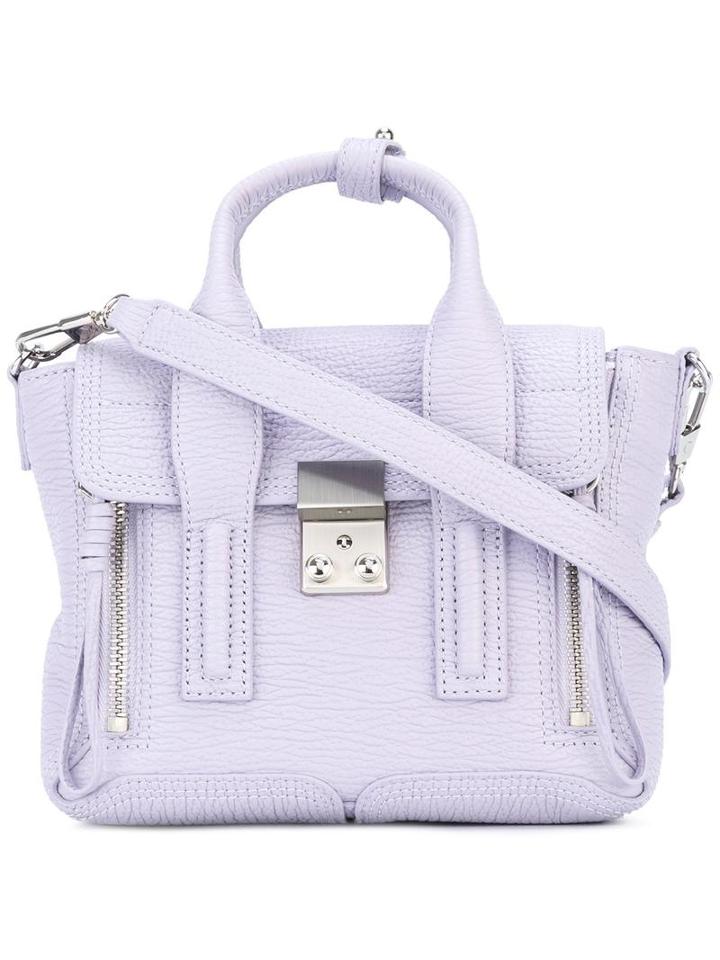 3.1 Phillip Lim - Mini Pashli Satchel - Women - Leather - One Size, Pink/purple, Leather