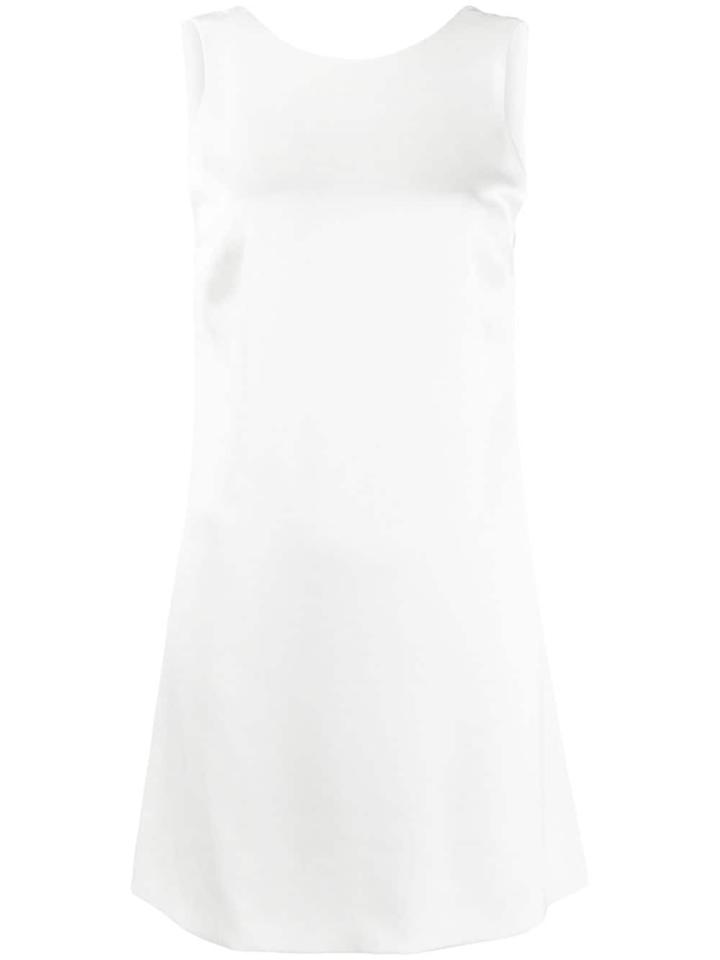 Alice+olivia Drape Back Mini Dress - White