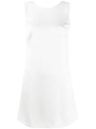 Alice+olivia Drape Back Mini Dress - White