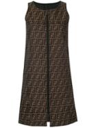 Fendi Pre-owned Reversible Shift Dress - Brown