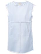 Marc By Marc Jacobs Frayed Edges Denim Dress, Women's, Size: 8, Blue, Cotton