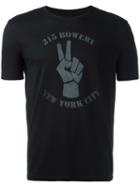 John Varvatos 315 Bowery Print T-shirt, Men's, Size: Xxl, Black, Cotton/modal