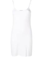 Paco Rabanne Fitted Mini Dress - White