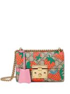 Gucci Small Size Padlock Gg Shoulder Bag - Neutrals