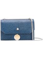 Jimmy Choo Finley Crossbody Bag, Women's, Blue, Leather