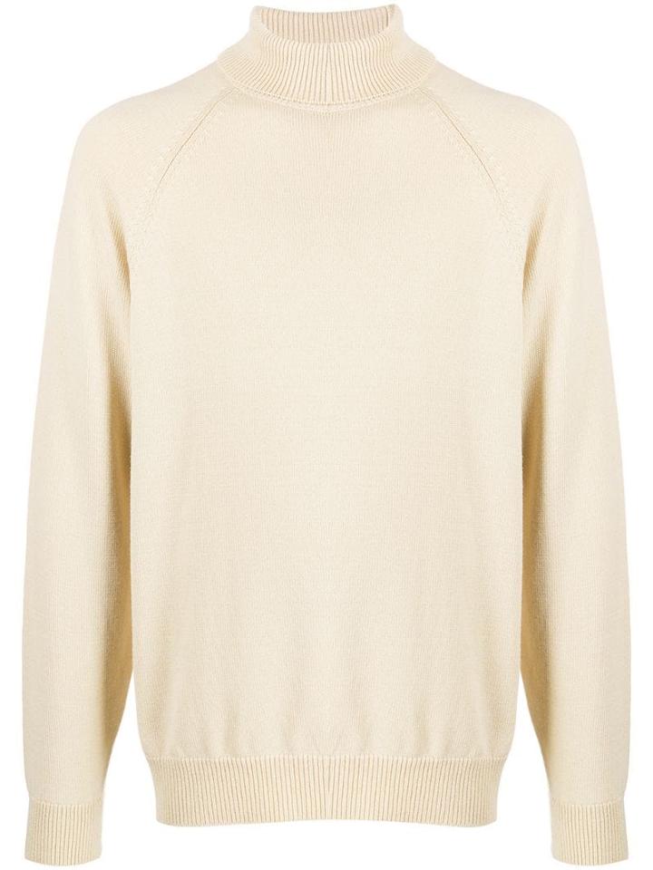 Batoner Roll Neck Jumper - Neutrals