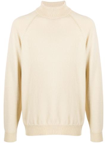 Batoner Roll Neck Jumper - Neutrals