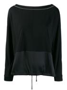 Fabiana Filippi Drawstring Waist Blouse - Black