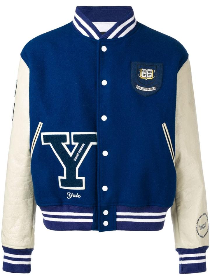 Calvin Klein 205w39nyc Varsity Bomber Jacket - Blue