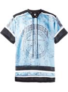 Astrid Andersen Printed Hockey Shirt, Men's, Size: Medium, Blue, Polyester