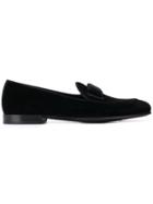 Dolce & Gabbana Bow Tie Loafers - Black