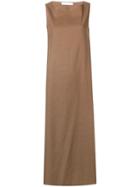 Fabiana Filippi Bead-embellished Dress - Brown