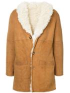 Éditions M.r Shearling Detail Coat - Brown