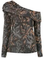 Tufi Duek Blusa Metalizada - Black