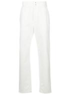 Salvatore Ferragamo Slim Fit Trousers - White