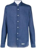 Tintoria Mattei Long-sleeve Fitted Shirt - Blue