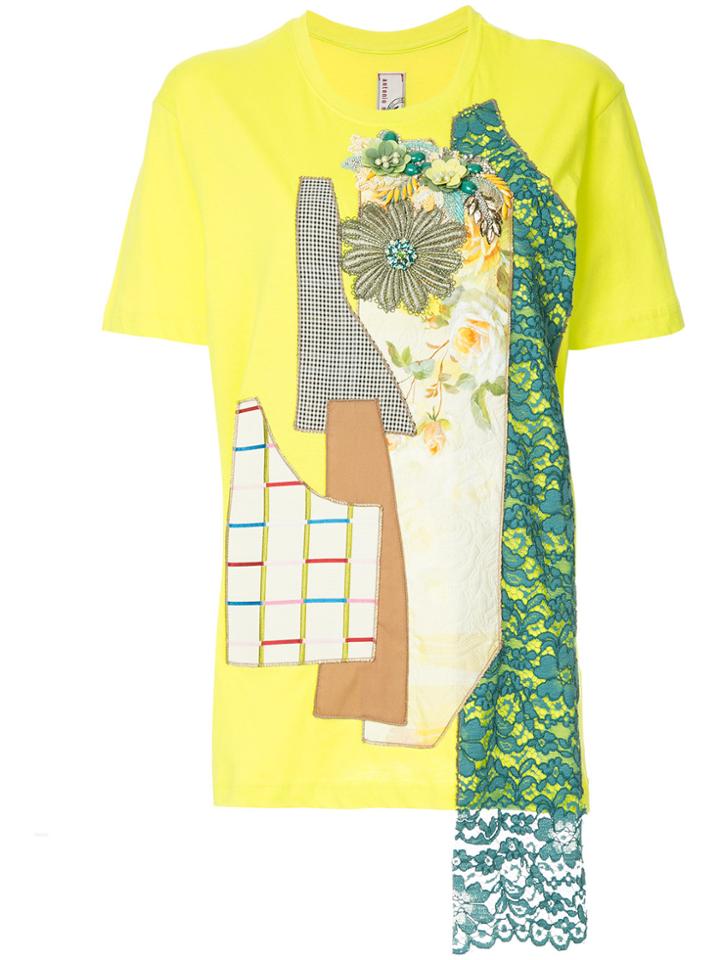 Antonio Marras Patchwork T-shirt - Green