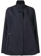 Fay Concealed Front Jacket - Blue