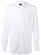 Giorgio Armani Plain Shirt, Men's, Size: 41, White, Cotton