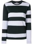 Comme Des Garçons Comme Des Garçons Striped Style Sweatshirt - Black