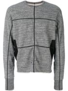 Maison Margiela Stripe Detail Sweatshirt - Grey