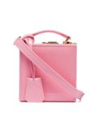 Natasha Zinko Pink Patent Leather Box Bag - Pink & Purple