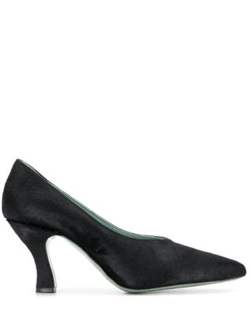 Paola D'arcano Pointed Toe Pumps - Black