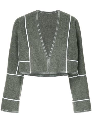 Gauchère Cropped Jacket - Grey