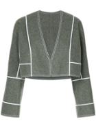 Gauchère Cropped Jacket - Grey