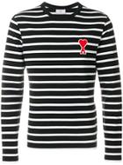 Ami Alexandre Mattiussi Ami De Coeur Long Sleeved T-shirt - Black