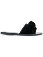 Ancient Greek Sandals Taygete Bow Sandals - Black