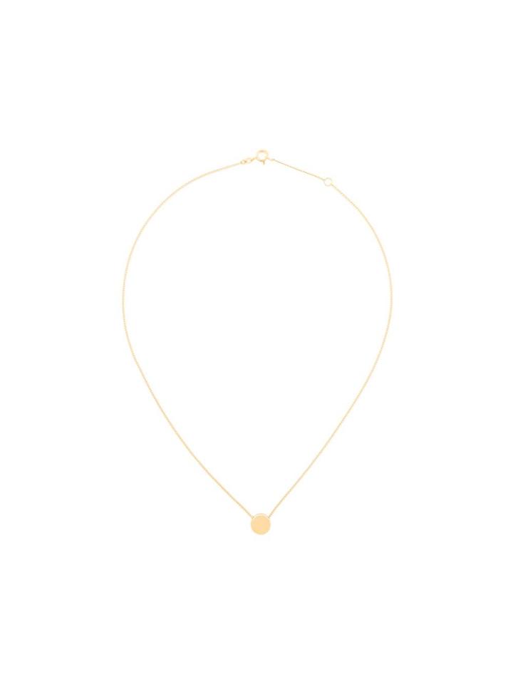Wouters & Hendrix Disc Pendant Necklace - Metallic