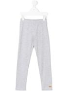 Moschino Kids Logo Print Leggings, Girl's, Size: 12 Yrs, Grey