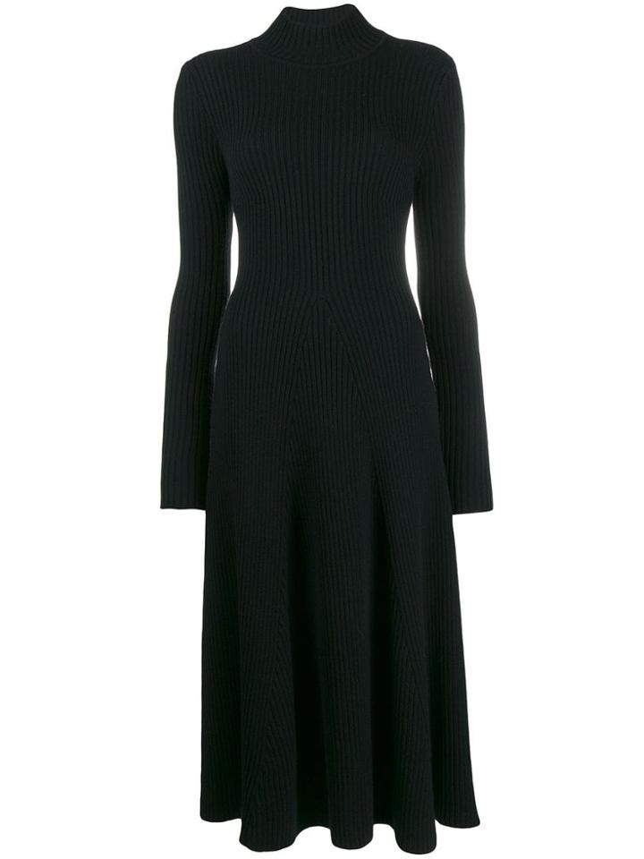 Erika Cavallini Knitted Day Dress - Black