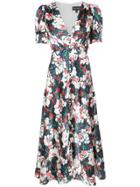 Saloni Floral Embroidered Dress - White