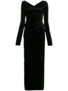 Alexandre Vauthier Gathered Maxi Dress - Black