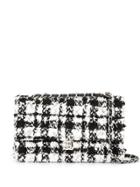 Chanel Pre-owned Spangle Double Flap Chain Shoulder Bag - White