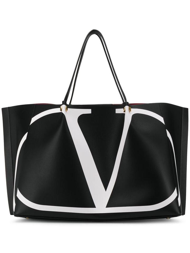 Valentino Valentino Garavani Vlogo Tote - Black