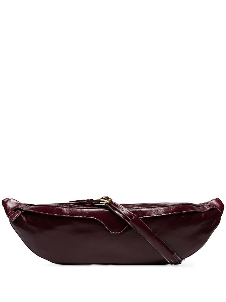 Staud Oversized Belt Bag - Red