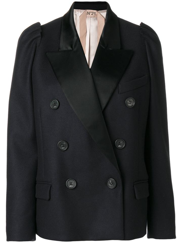 No21 Double Breasted Blazer - Blue