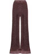 M Missoni Knitted Palazzo Trousers - Pink