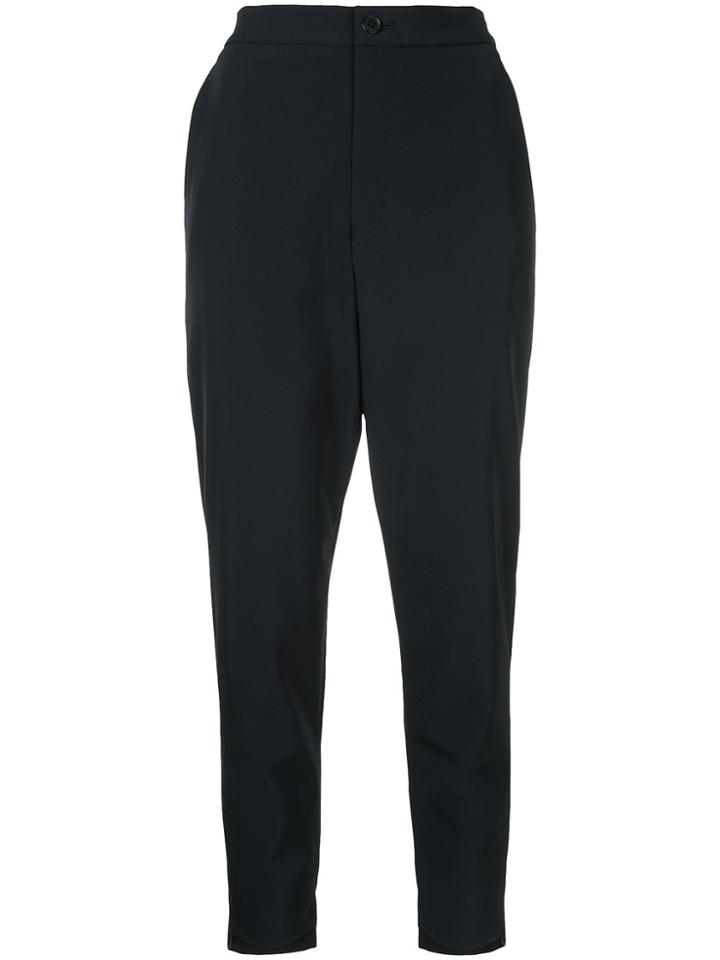 En Route Step Hem Trousers - Black