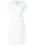 Courrèges Vintage Double Breasted Belted Dress - White
