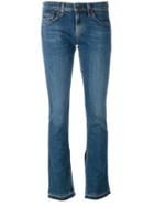Rag & Bone /jean - Side Slit Jeans - Women - Cotton/polyurethane - 26, Blue, Cotton/polyurethane