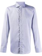Z Zegna Striped Cotton Shirt - Blue
